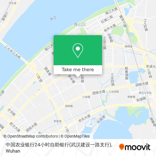 中国农业银行24小时自助银行(武汉建设一路支行) map