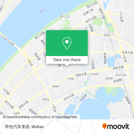 帝怡汽车美容 map