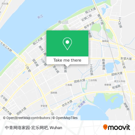 中青网络家园-宏乐网吧 map