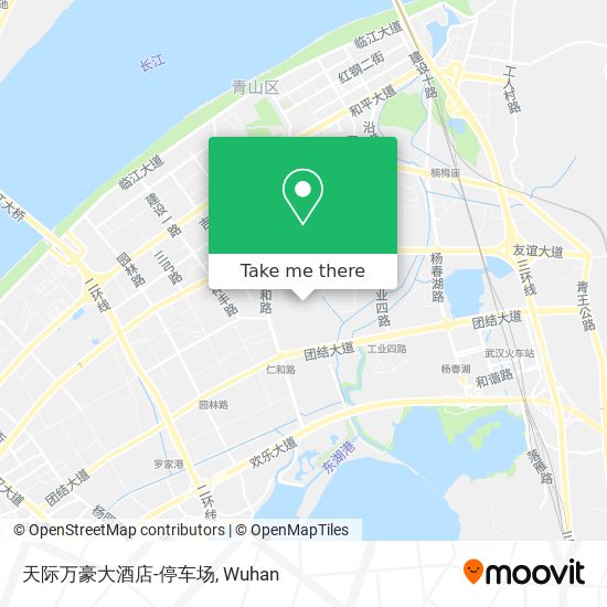 天际万豪大酒店-停车场 map