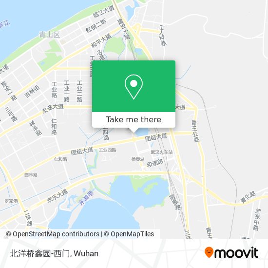 北洋桥鑫园-西门 map