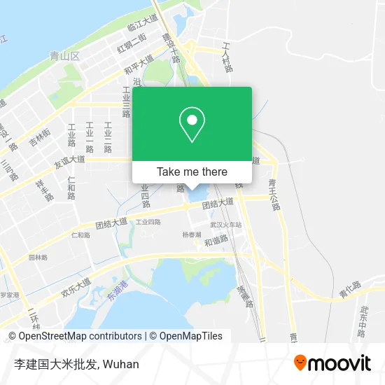 李建国大米批发 map
