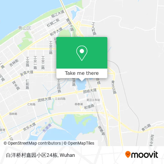 白洋桥村鑫园小区24栋 map