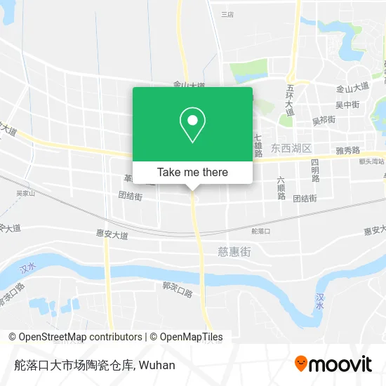 舵落口大市场陶瓷仓库 map