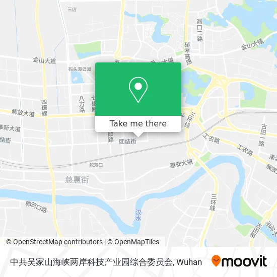中共吴家山海峡两岸科技产业园综合委员会 map