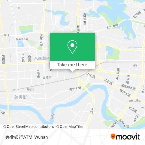 兴业银行ATM map