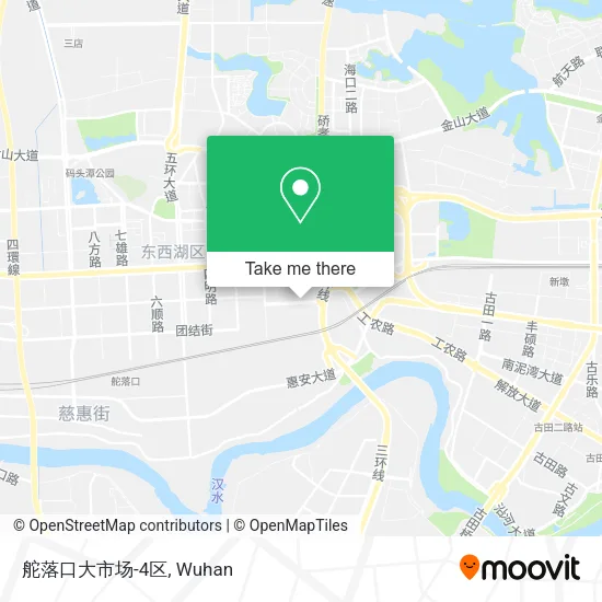 舵落口大市场-4区 map