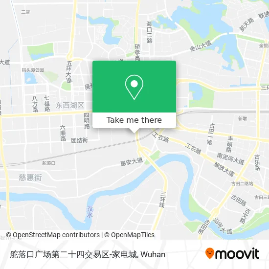 舵落口广场第二十四交易区-家电城 map