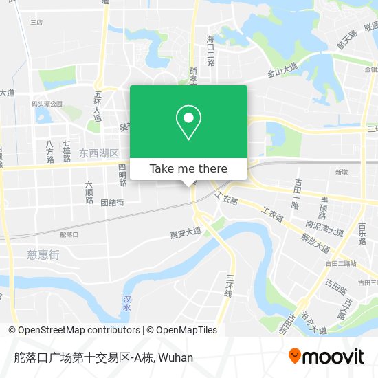 舵落口广场第十交易区-A栋 map