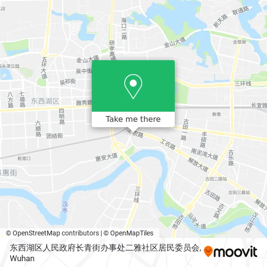 东西湖区人民政府长青街办事处二雅社区居民委员会 map