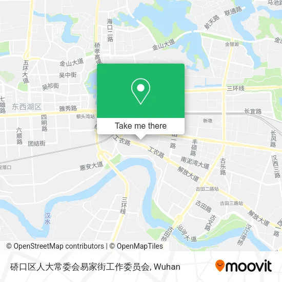 硚口区人大常委会易家街工作委员会 map