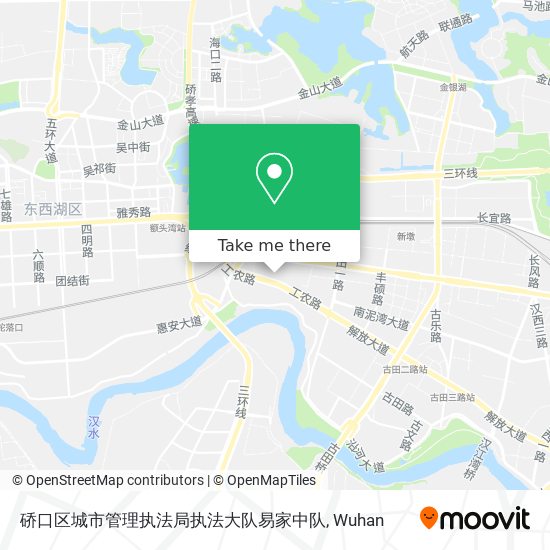 硚口区城市管理执法局执法大队易家中队 map