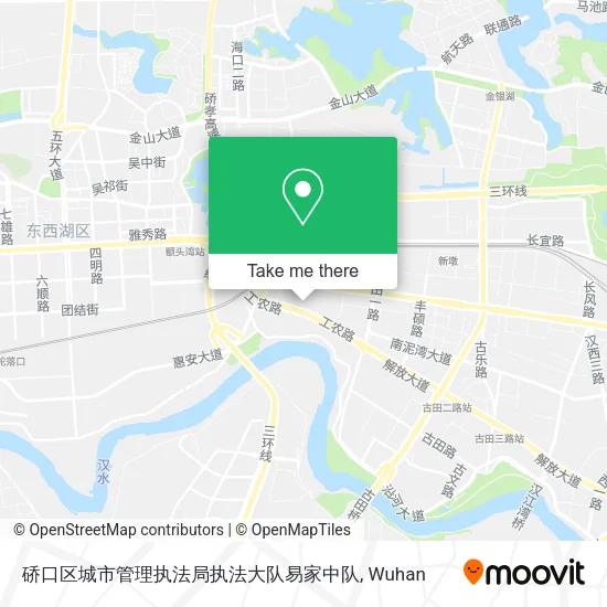 硚口区城市管理执法局执法大队易家中队 map