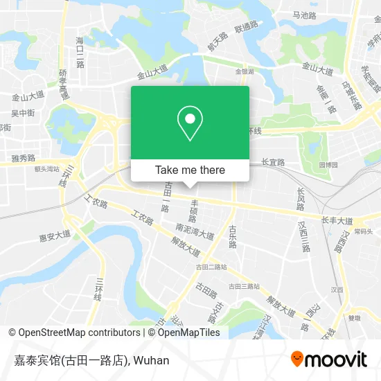 嘉泰宾馆(古田一路店) map