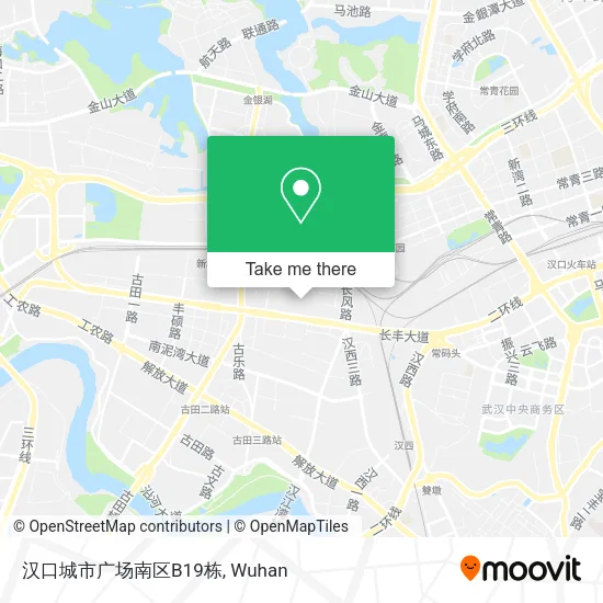 汉口城市广场南区B19栋 map