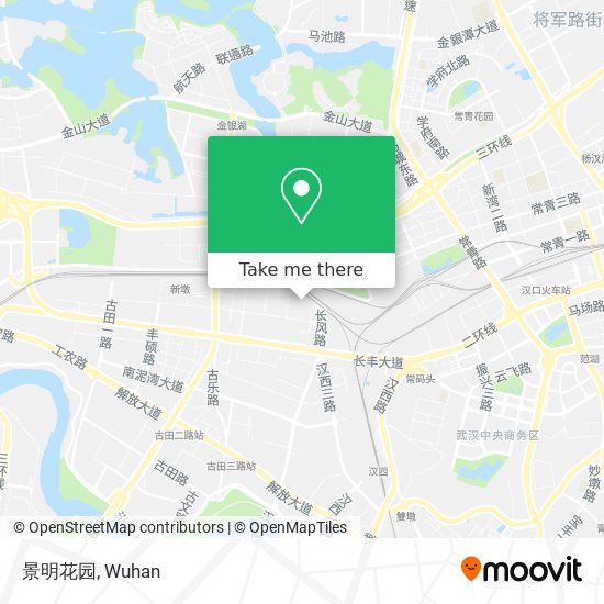 景明花园 map