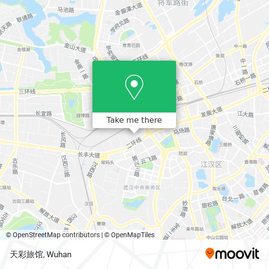 天彩旅馆 map