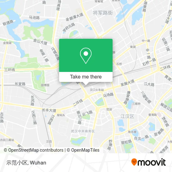 示范小区 map