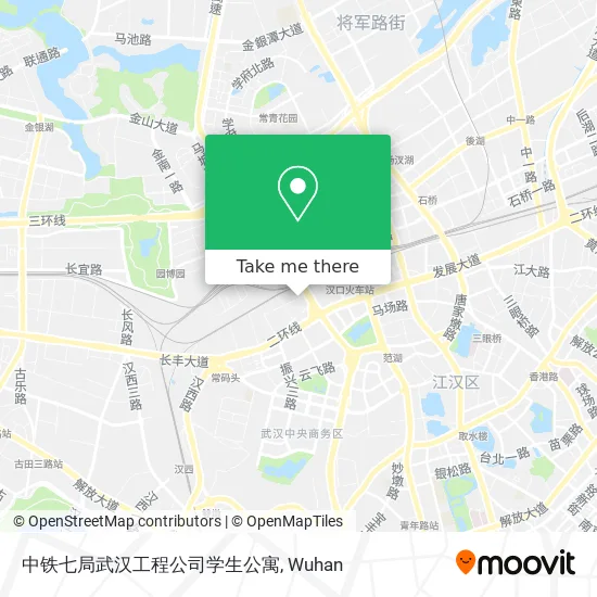 中铁七局武汉工程公司学生公寓 map