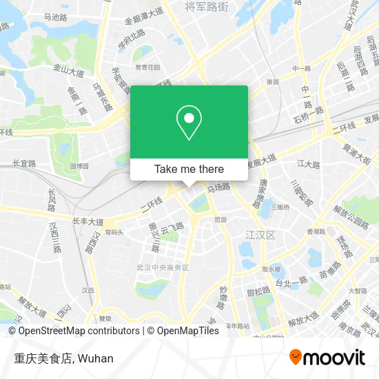 重庆美食店 map