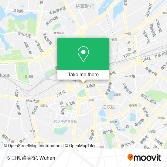 汉口铁路宾馆 map