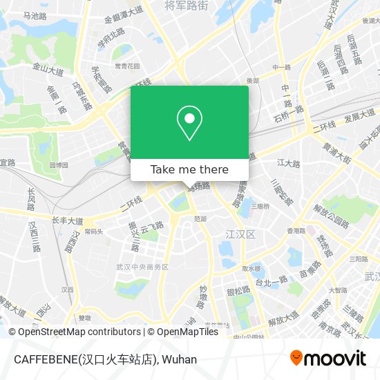 CAFFEBENE(汉口火车站店) map