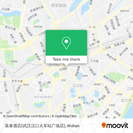 莫泰酒店(武汉汉口火车站广场店) map
