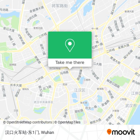 汉口火车站-东1门 map