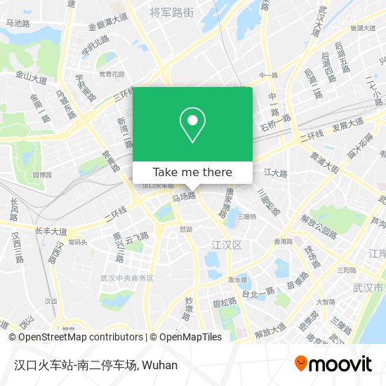 汉口火车站-南二停车场 map