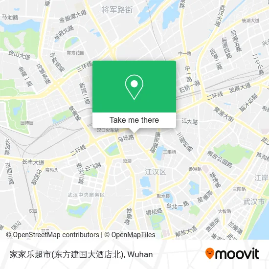 家家乐超市(东方建国大酒店北) map