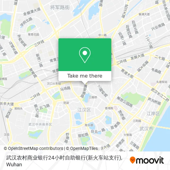 武汉农村商业银行24小时自助银行(新火车站支行) map