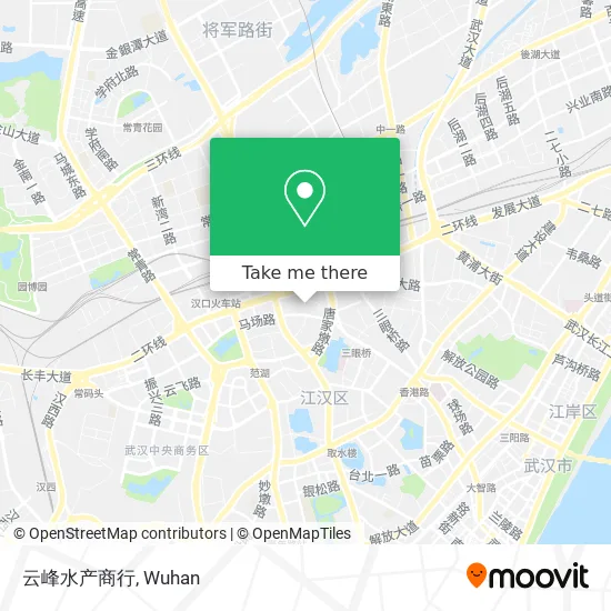 云峰水产商行 map
