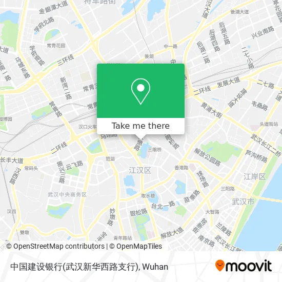 中国建设银行(武汉新华西路支行) map