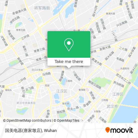 国美电器(唐家墩店) map