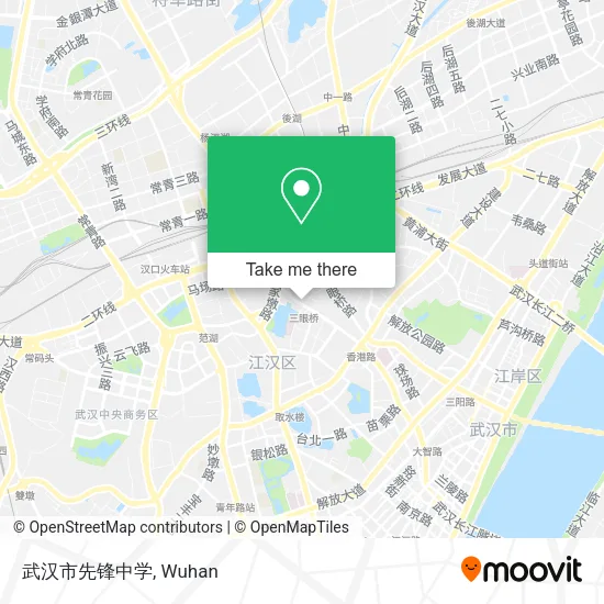 武汉市先锋中学 map