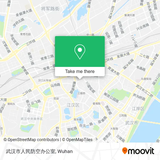 武汉市人民防空办公室 map