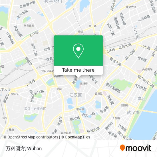 万科圆方 map
