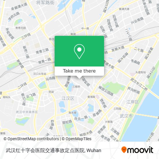 武汉红十字会医院交通事故定点医院 map