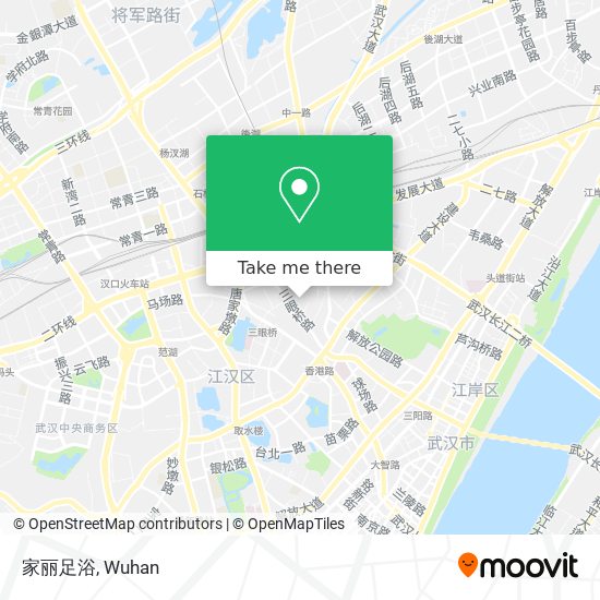 家丽足浴 map