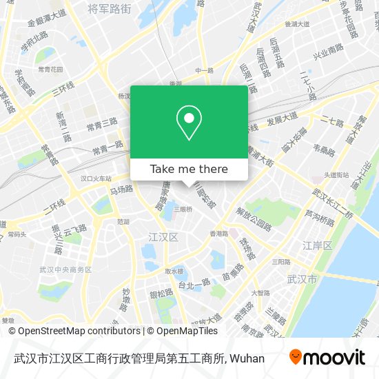 武汉市江汉区工商行政管理局第五工商所 map