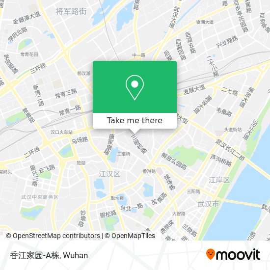 香江家园-A栋 map