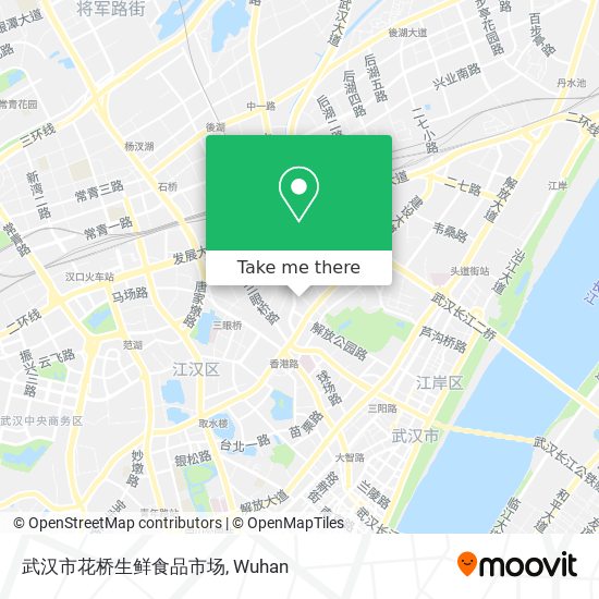 武汉市花桥生鲜食品市场 map