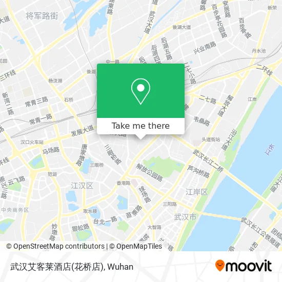 武汉艾客莱酒店(花桥店) map