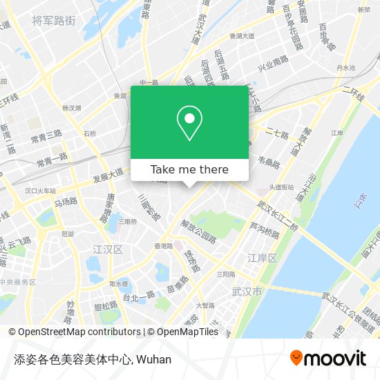 添姿各色美容美体中心 map