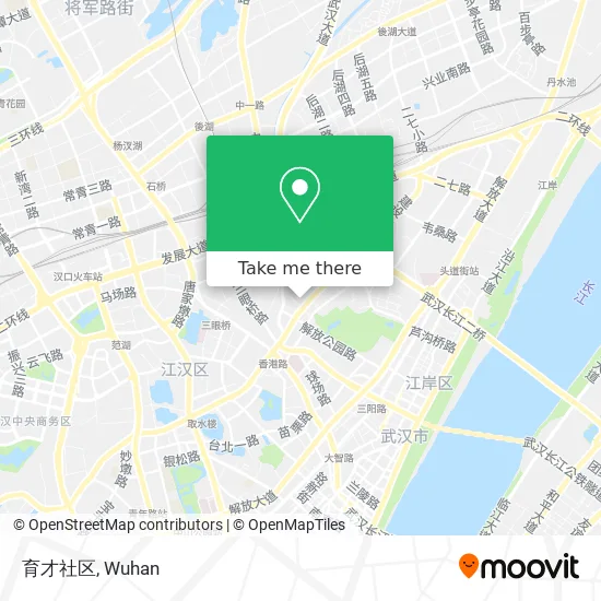 育才社区 map