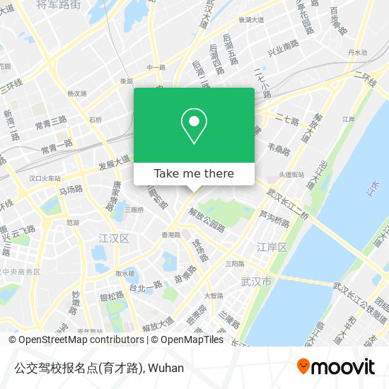 公交驾校报名点(育才路) map