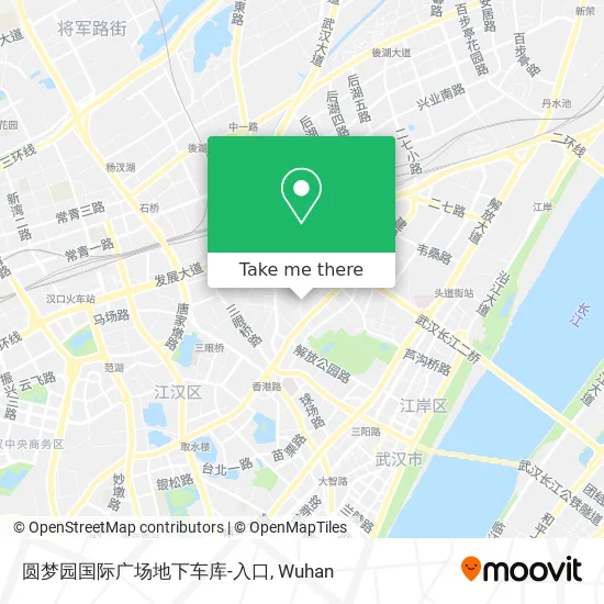 圆梦园国际广场地下车库-入口 map