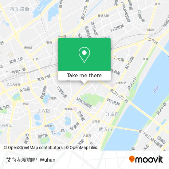 艾尚花桥咖啡 map