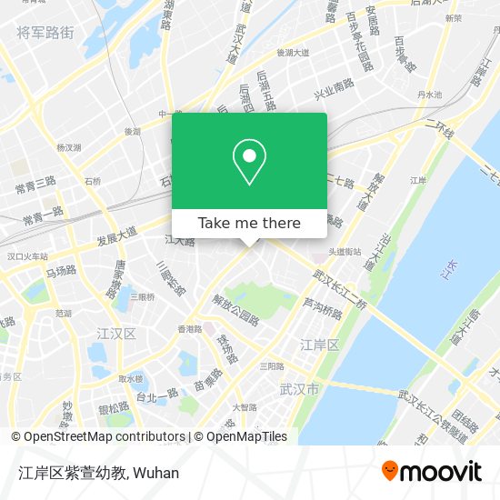 江岸区紫萱幼教 map