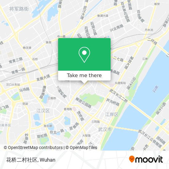 花桥二村社区 map